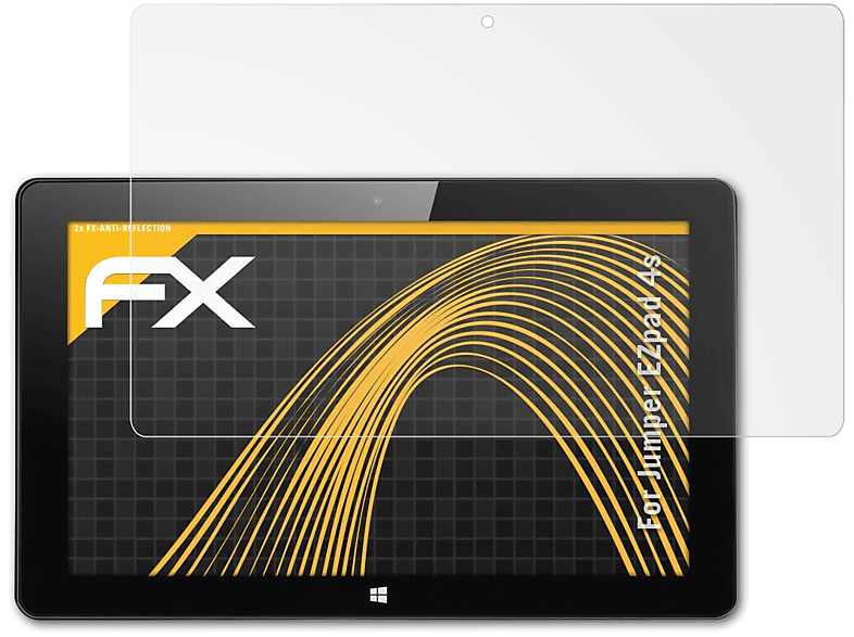 Jumper 2x 4s) Displayschutz(für FX-Antireflex EZpad ATFOLIX