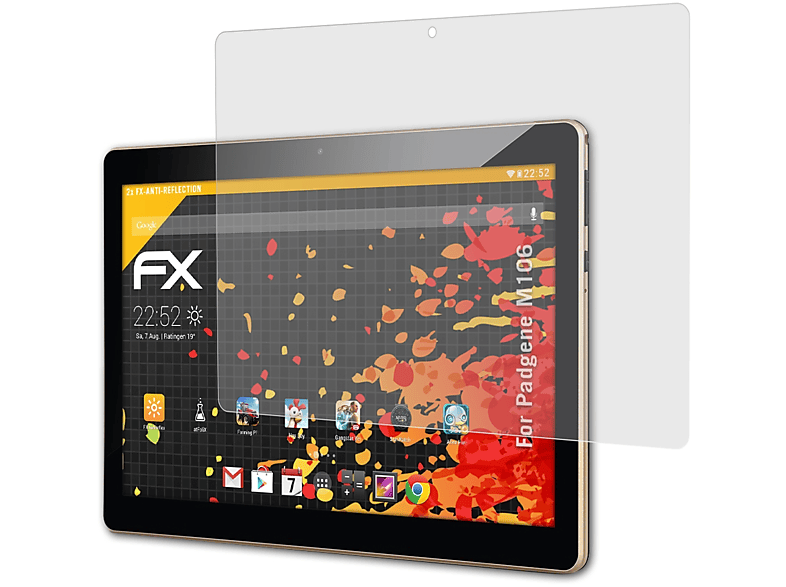 FX-Antireflex ATFOLIX M106) Padgene 2x Displayschutz(für