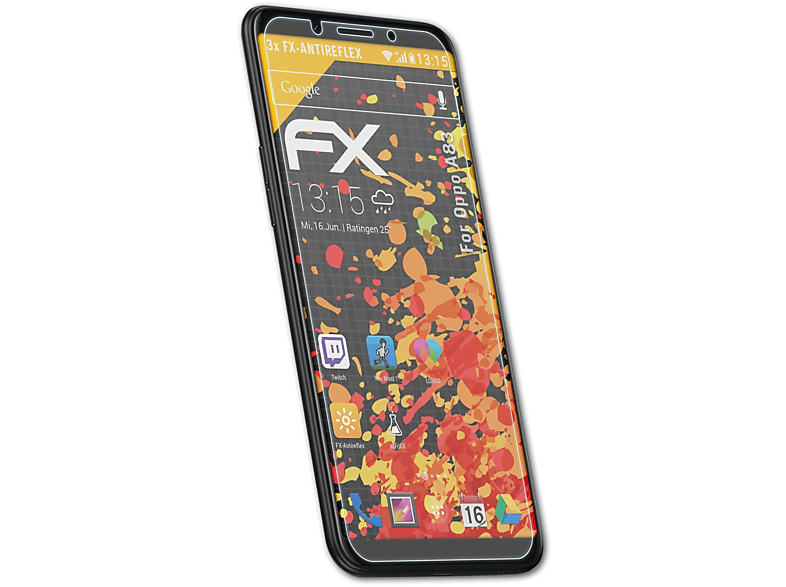 FX-Antireflex ATFOLIX Oppo 3x A83) Displayschutz(für