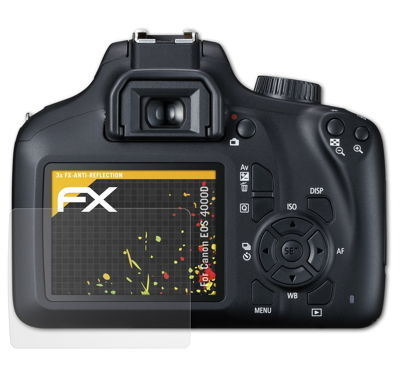 Canon ATFOLIX Displayschutz(für EOS 4000D) 3x FX-Antireflex