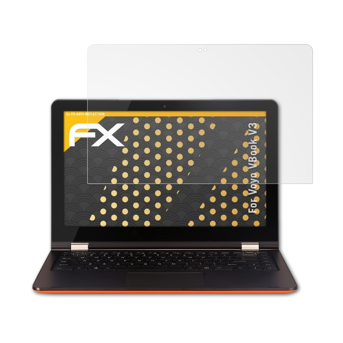 2x FX-Antireflex Voyo VBook Displayschutz(für V3) ATFOLIX