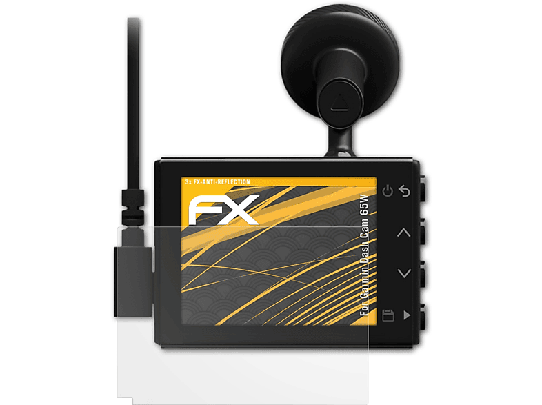 ATFOLIX 3x FX-Antireflex Displayschutz(für Garmin Dash Cam 65W)