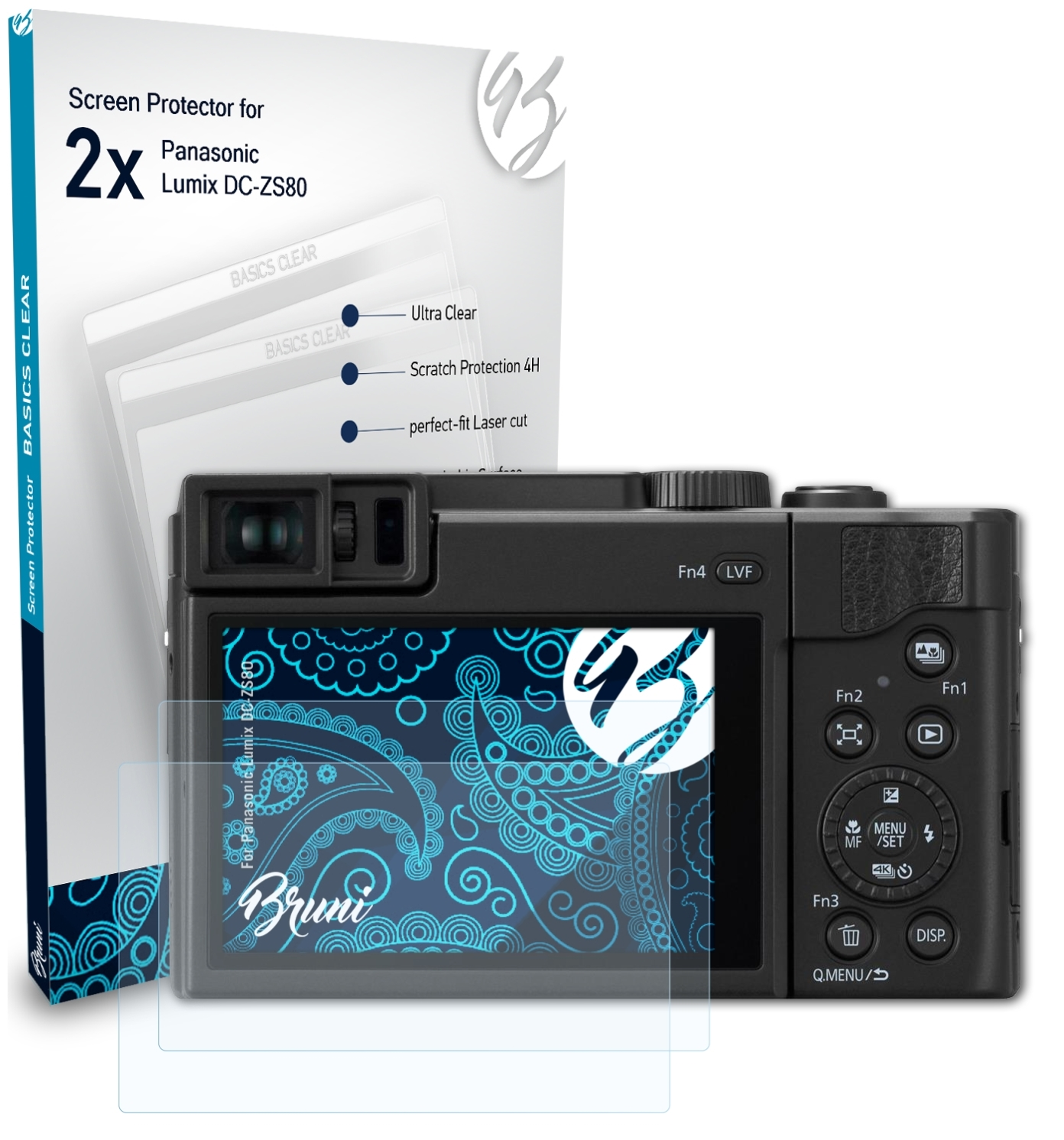 Panasonic Schutzfolie(für BRUNI Basics-Clear 2x DC-ZS80) Lumix