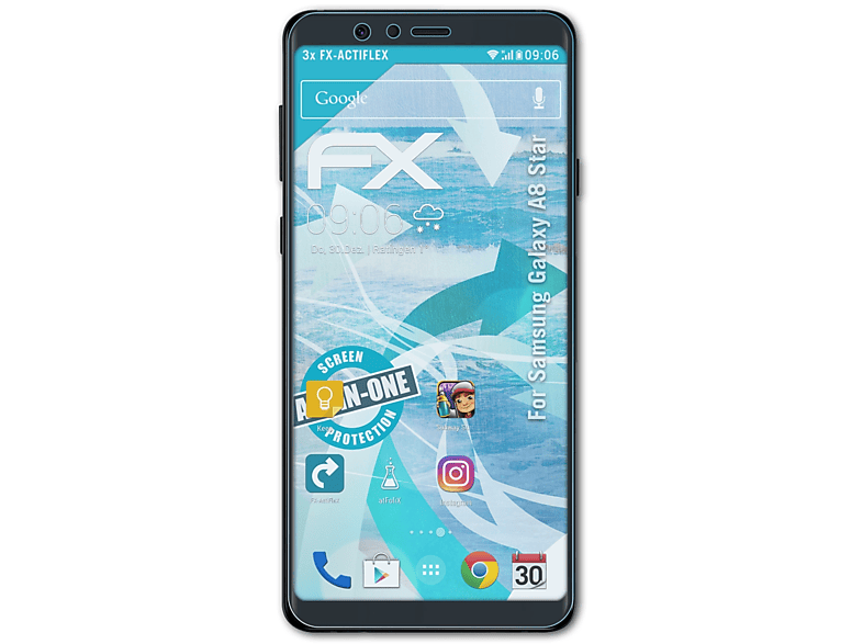 A8 FX-ActiFleX Galaxy 3x Samsung Star) Displayschutz(für ATFOLIX