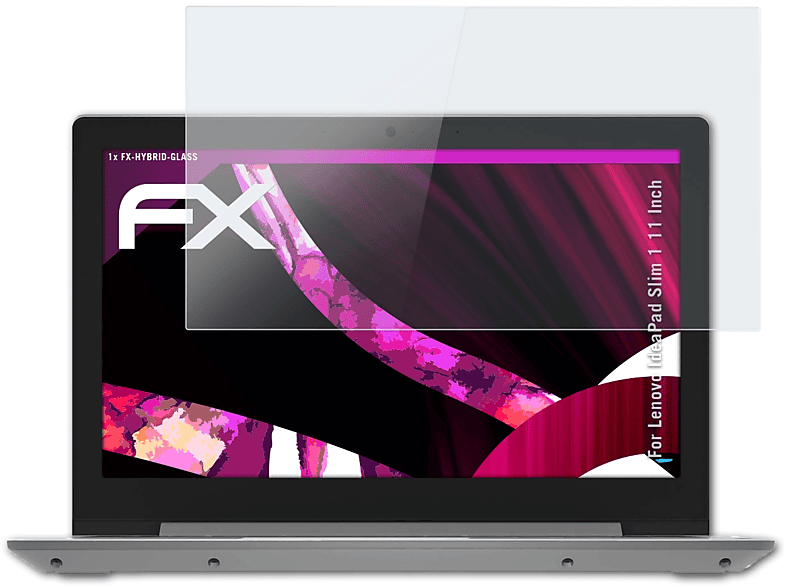ATFOLIX FX-Hybrid-Glass Schutzglas(für Lenovo IdeaPad Slim 1 (11 Inch))