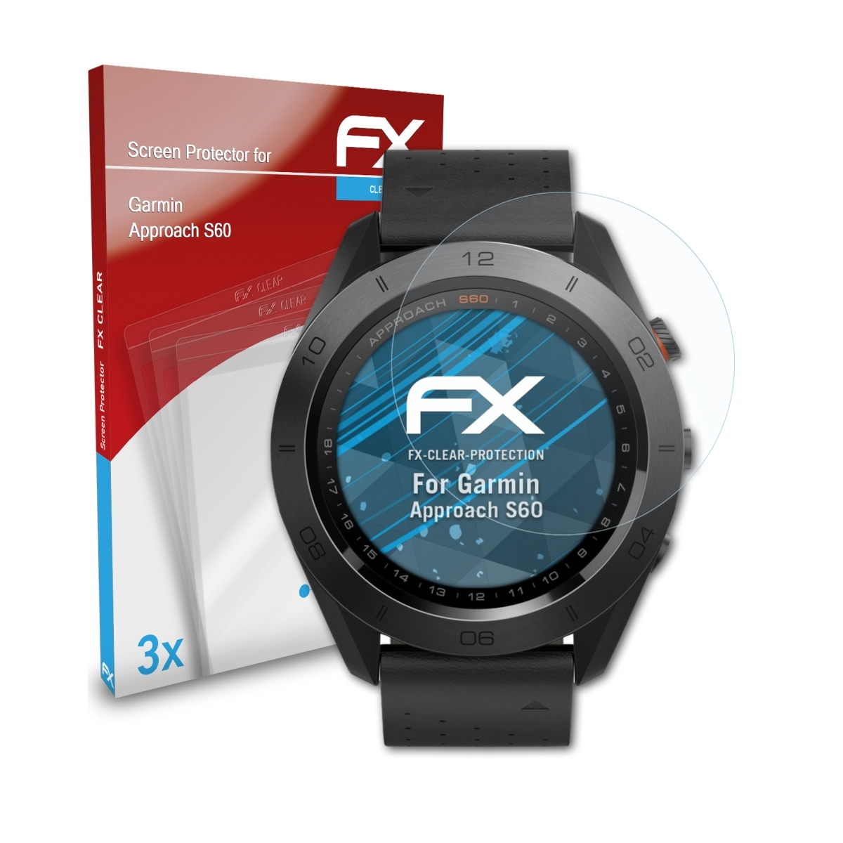 Approach ATFOLIX 3x FX-Clear Garmin S60) Displayschutz(für