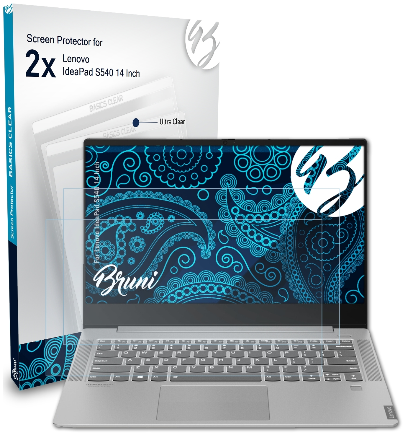 BRUNI Lenovo 2x Schutzfolie(für IdeaPad Basics-Clear S540 Inch)) (14