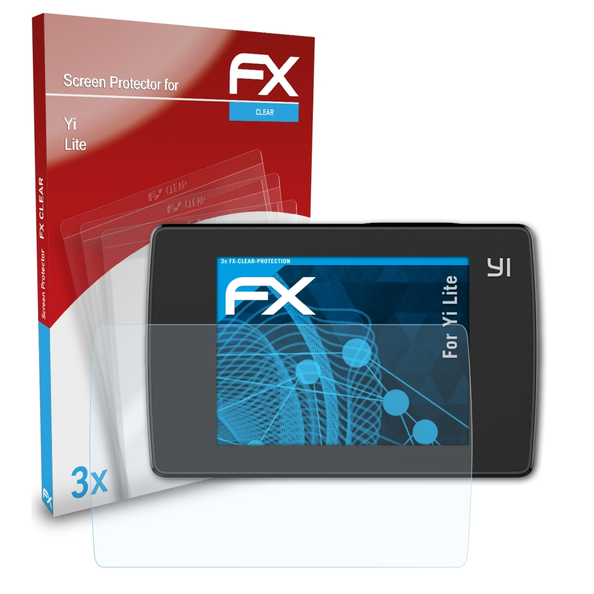 FX-Clear ATFOLIX Yi Displayschutz(für Lite) 3x