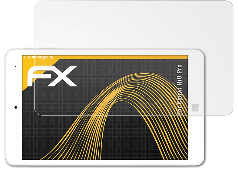 ATFOLIX 2x FX-Antireflex Displayschutz(für Chuwi Hi8 Pro)