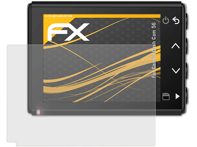 FX-Antireflex 56) Cam 3x Dash Garmin Displayschutz(für ATFOLIX