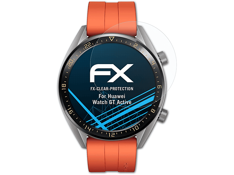 Watch FX-Clear Huawei Active) GT 3x ATFOLIX Displayschutz(für