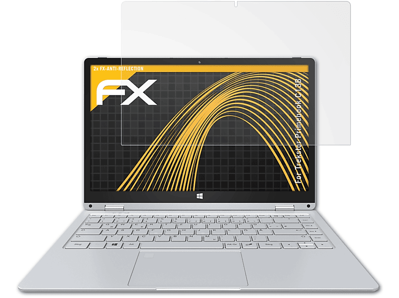 ATFOLIX 2x FX-Antireflex Displayschutz(für C13B) Trekstor Primebook