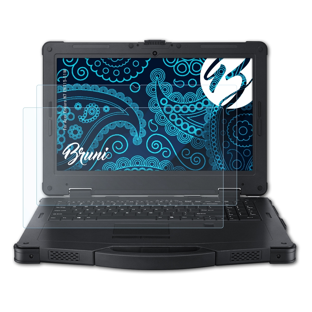 BRUNI Acer Basics-Clear (EN715-51W)) Enduro 2x N7 Schutzfolie(für