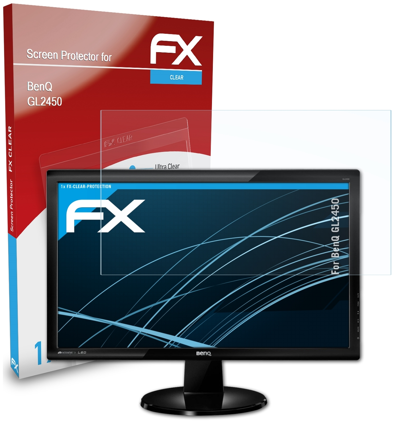 ATFOLIX FX-Clear Displayschutz(für BenQ GL2450)
