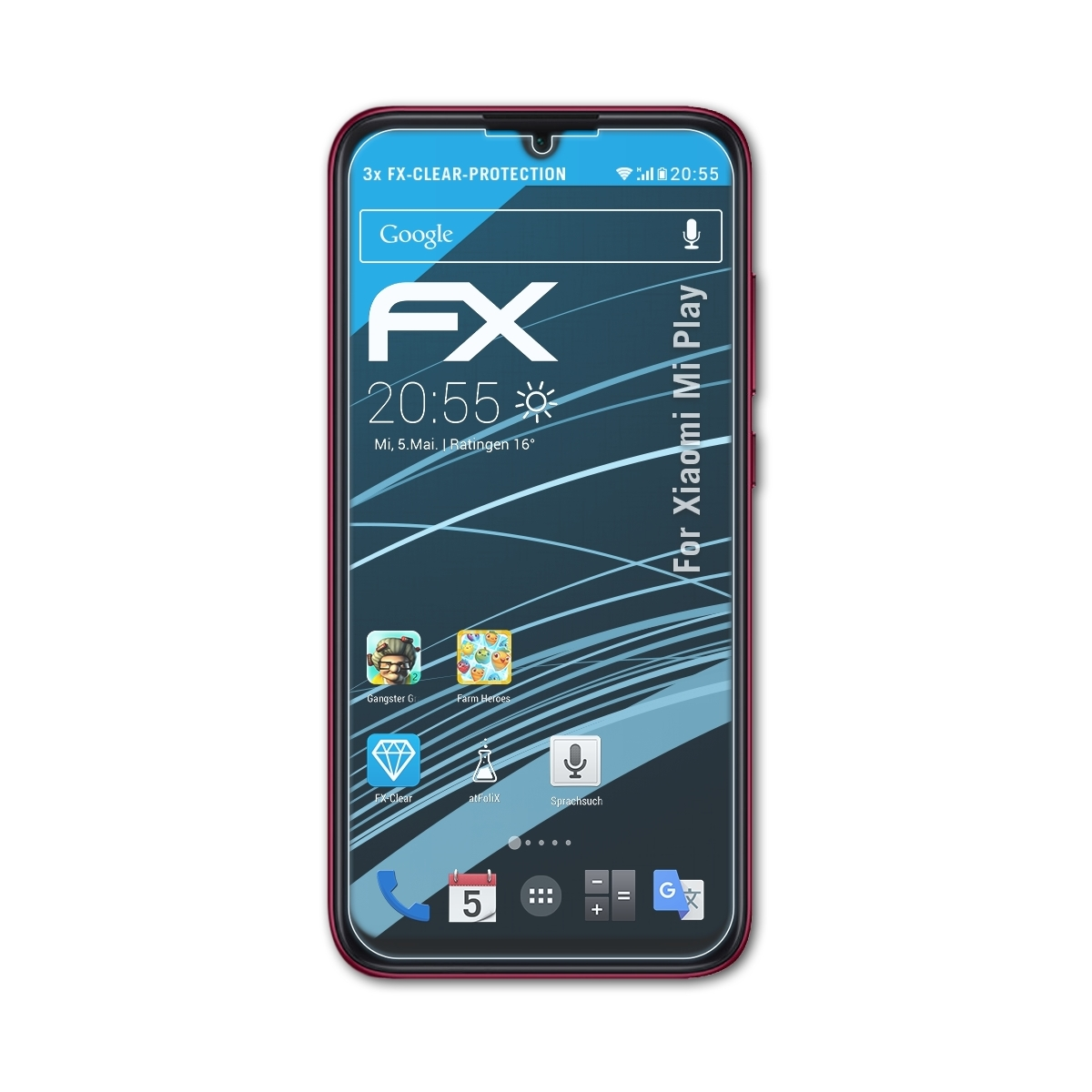 FX-Clear Play) 3x Mi Displayschutz(für ATFOLIX Xiaomi