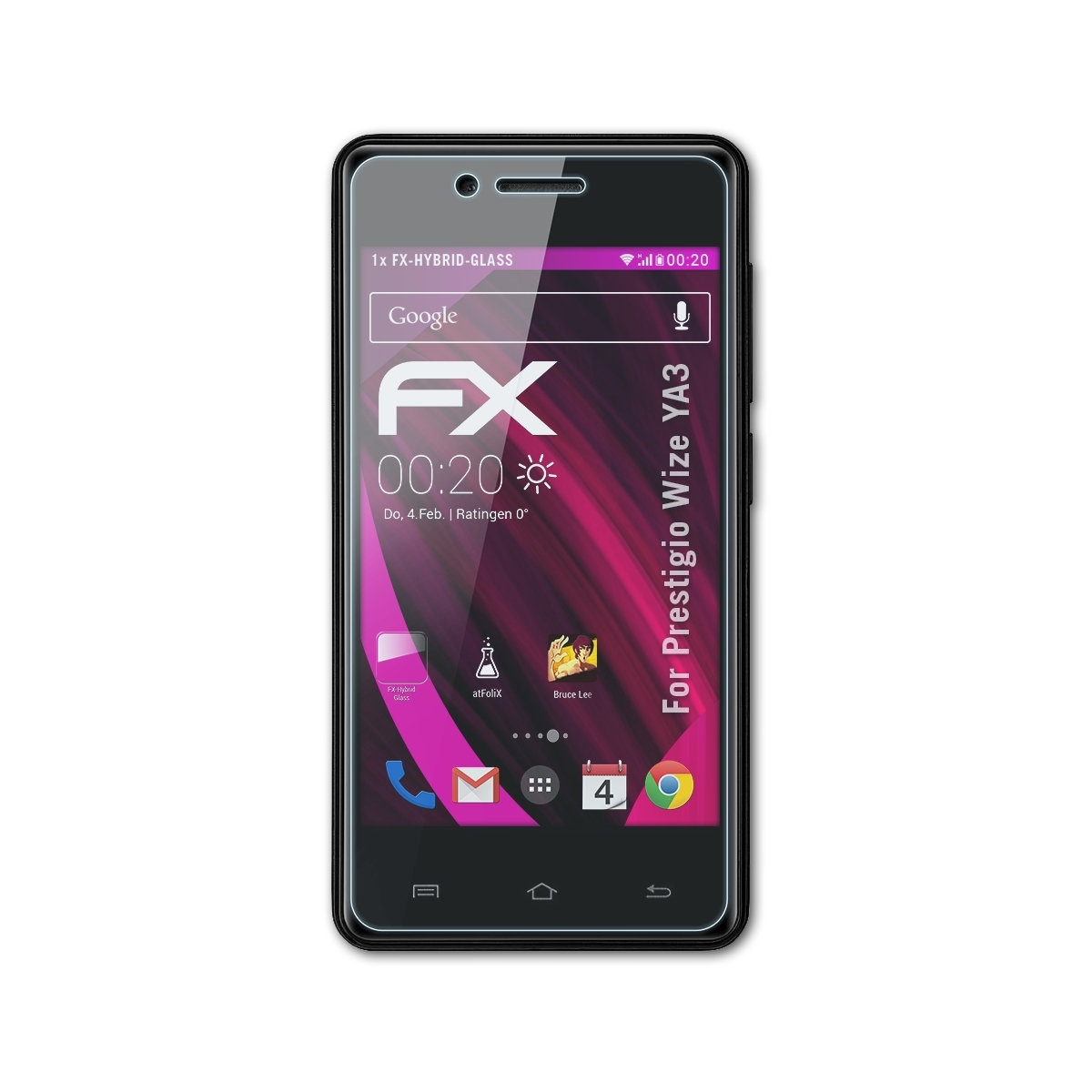 FX-Hybrid-Glass Schutzglas(für YA3) Prestigio Wize ATFOLIX