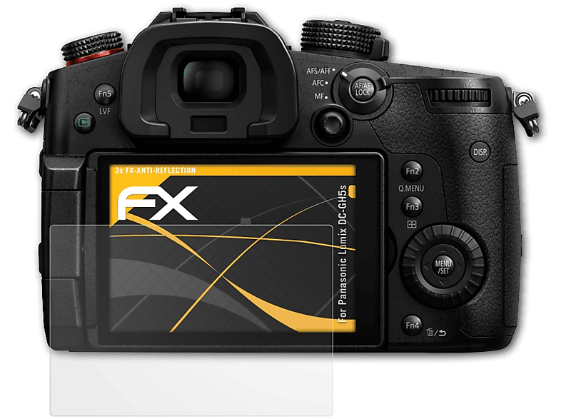 ATFOLIX 3x FX-Antireflex Displayschutz(für Panasonic Lumix DC-GH5s)