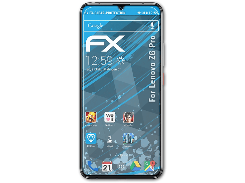 FX-Clear Pro) Displayschutz(für 3x Z6 Lenovo ATFOLIX