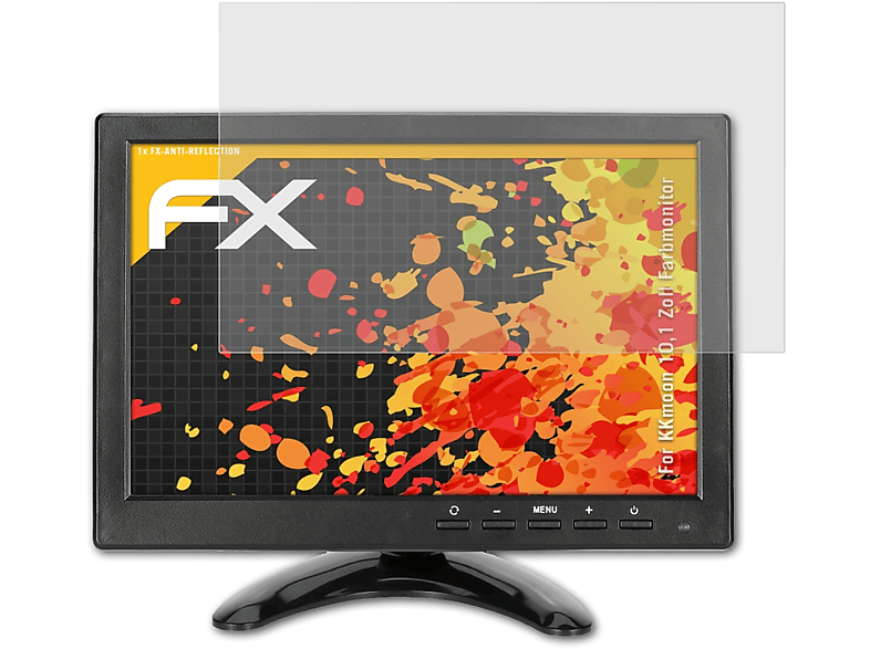 ATFOLIX FX-Antireflex Displayschutz(für KKmoon 10,1 Zoll Farbmonitor)