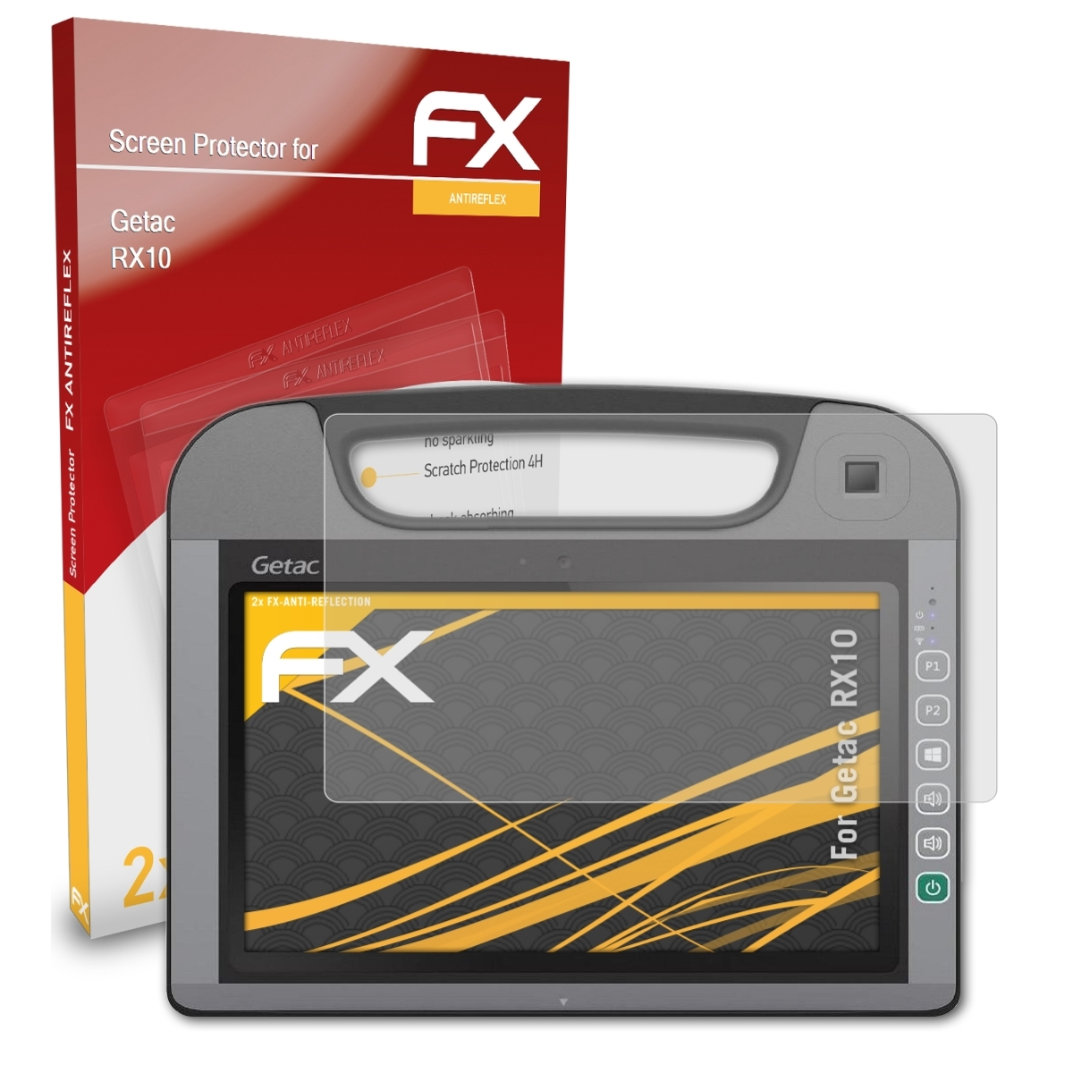 2x Getac Displayschutz(für FX-Antireflex RX10) ATFOLIX