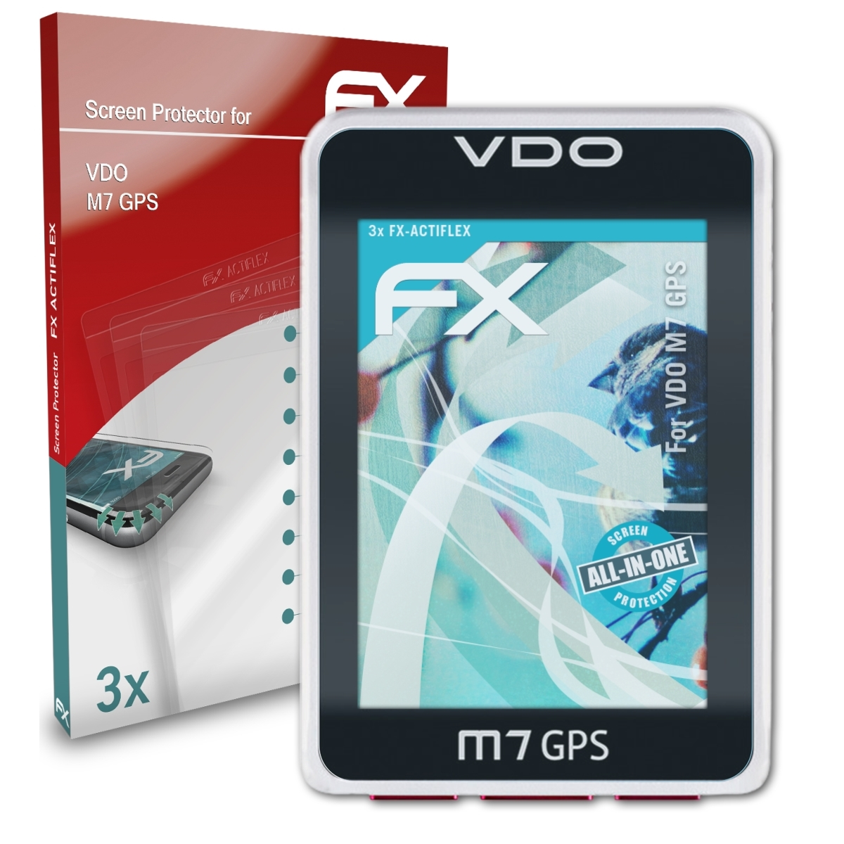 GPS) FX-ActiFleX Displayschutz(für M7 ATFOLIX 3x VDO