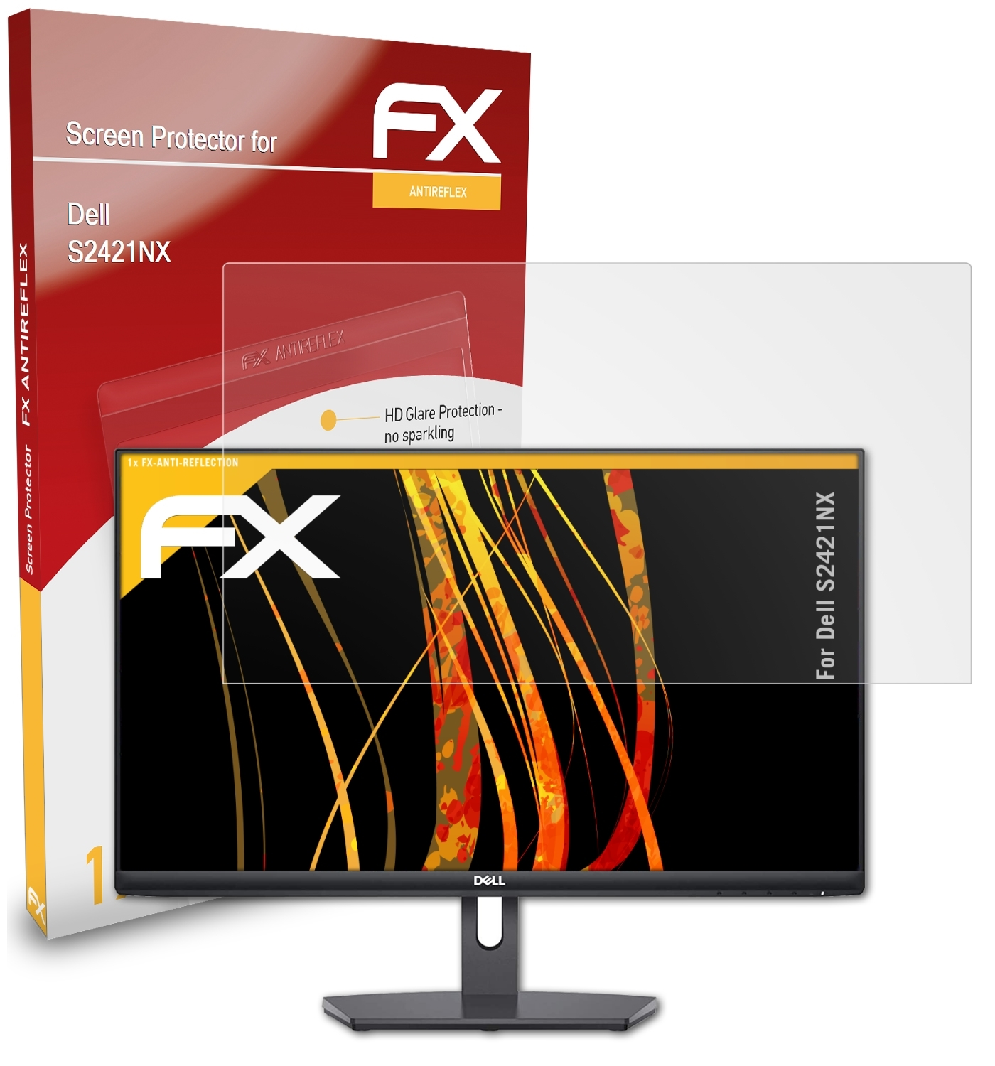 Displayschutz(für S2421NX) Dell ATFOLIX FX-Antireflex