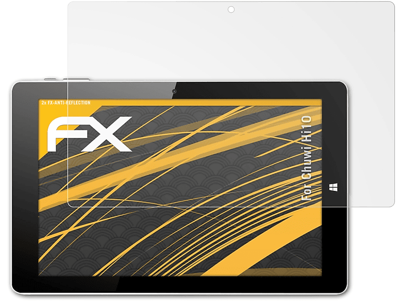 ATFOLIX 2x FX-Antireflex Chuwi Hi10) Displayschutz(für