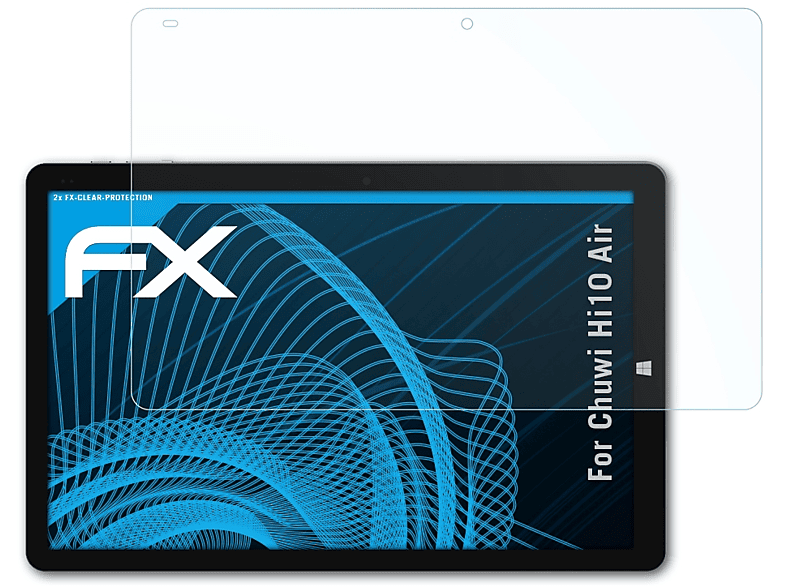 ATFOLIX 2x FX-Clear Displayschutz(für Chuwi Hi10 Air)