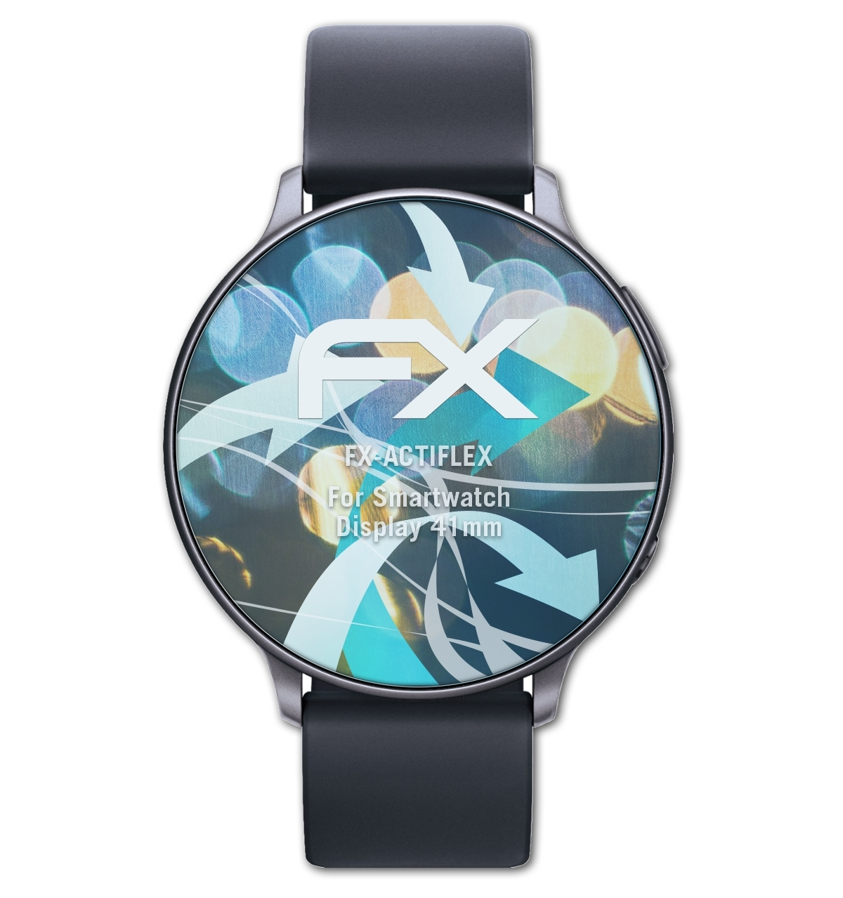 ATFOLIX 3x FX-ActiFleX Displayschutz(für Smartwatch Display (41mm))