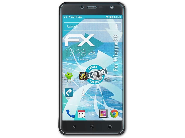 ATFOLIX 3x FX-ActiFleX Displayschutz(für Wieppo S6)