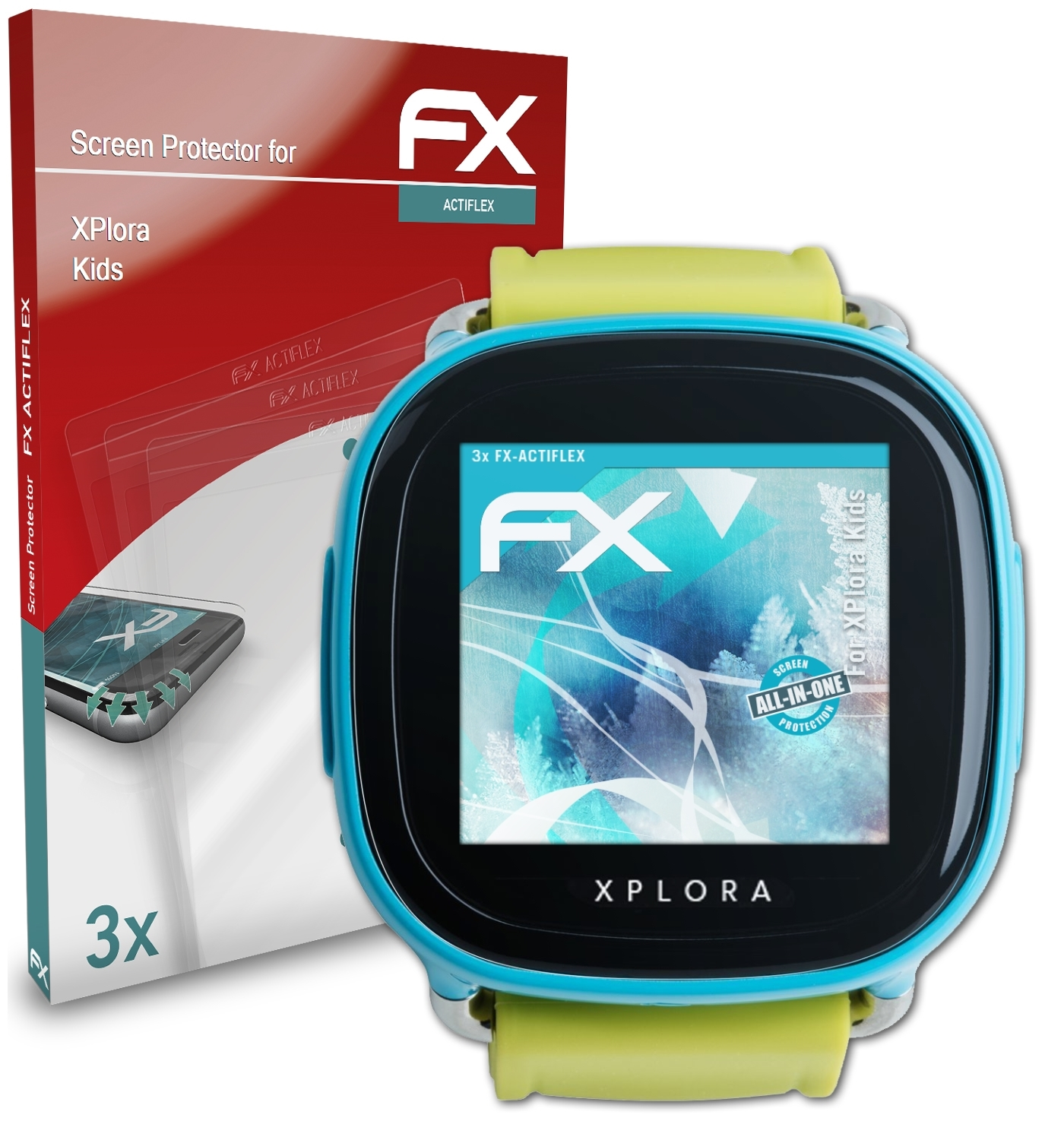 FX-ActiFleX XPlora 3x ATFOLIX Displayschutz(für Kids)