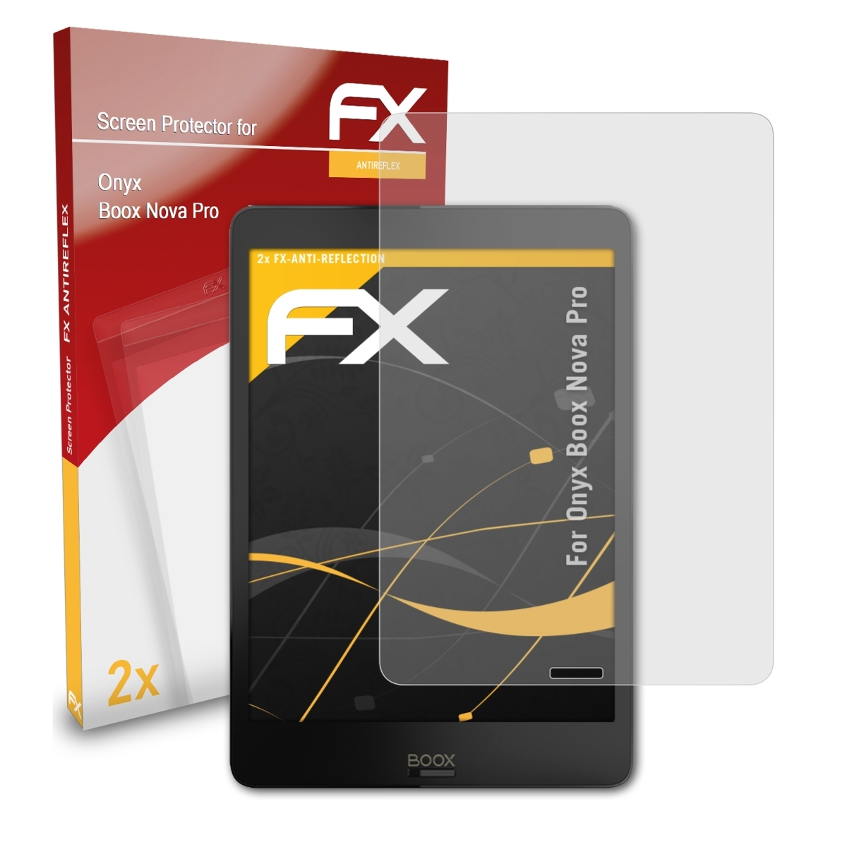 Nova Pro) BOOX ATFOLIX FX-Antireflex 2x Displayschutz(für
