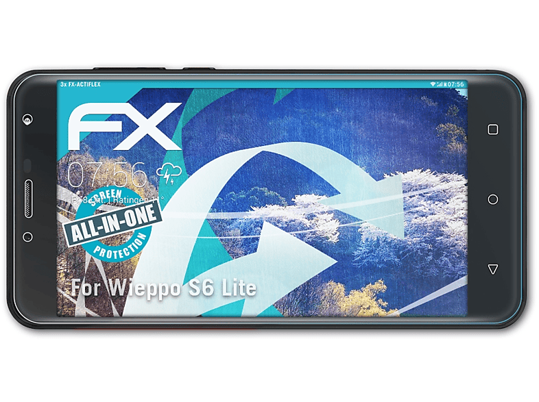 ATFOLIX 3x FX-ActiFleX Displayschutz(für Wieppo S6 Lite)