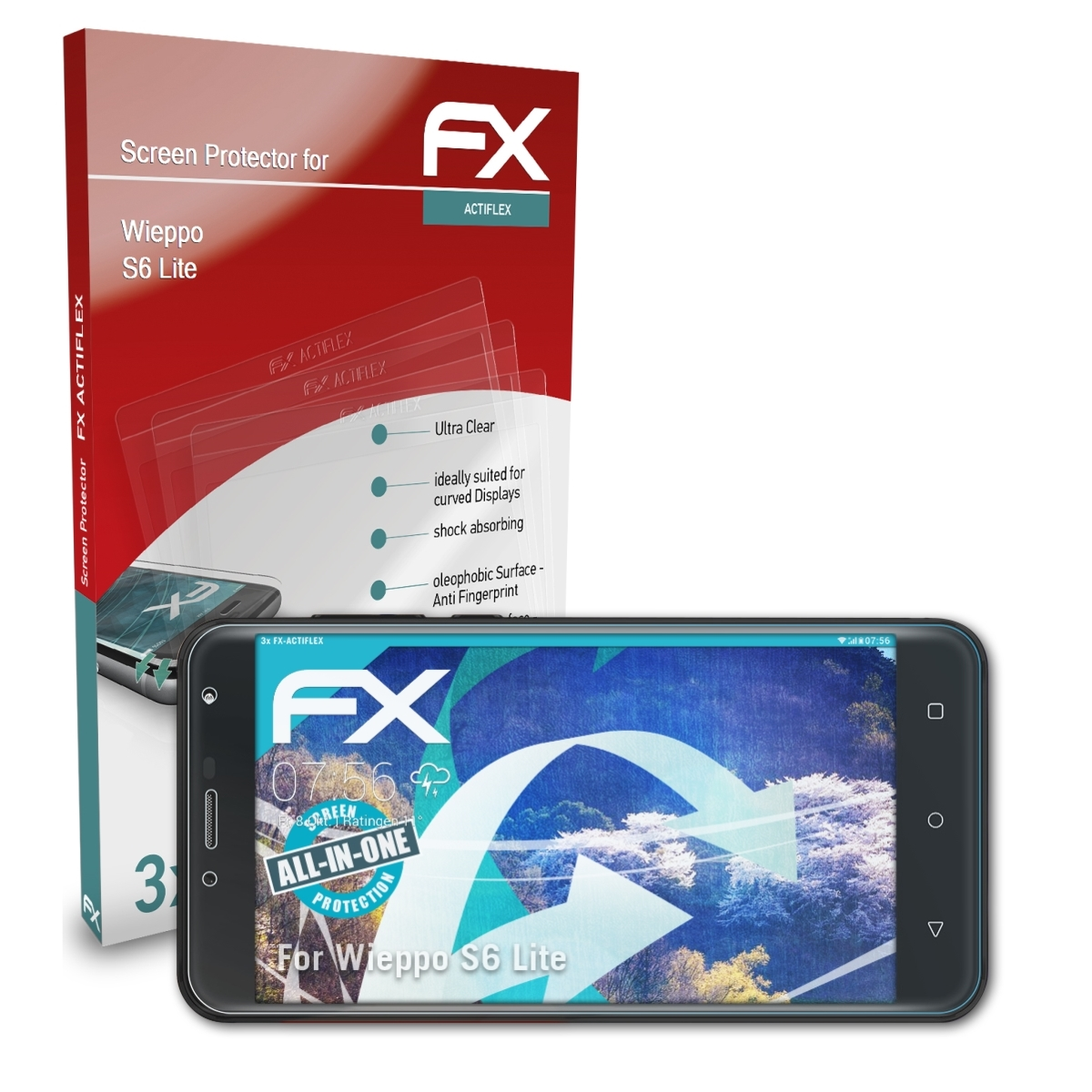 ATFOLIX 3x FX-ActiFleX Displayschutz(für S6 Lite) Wieppo