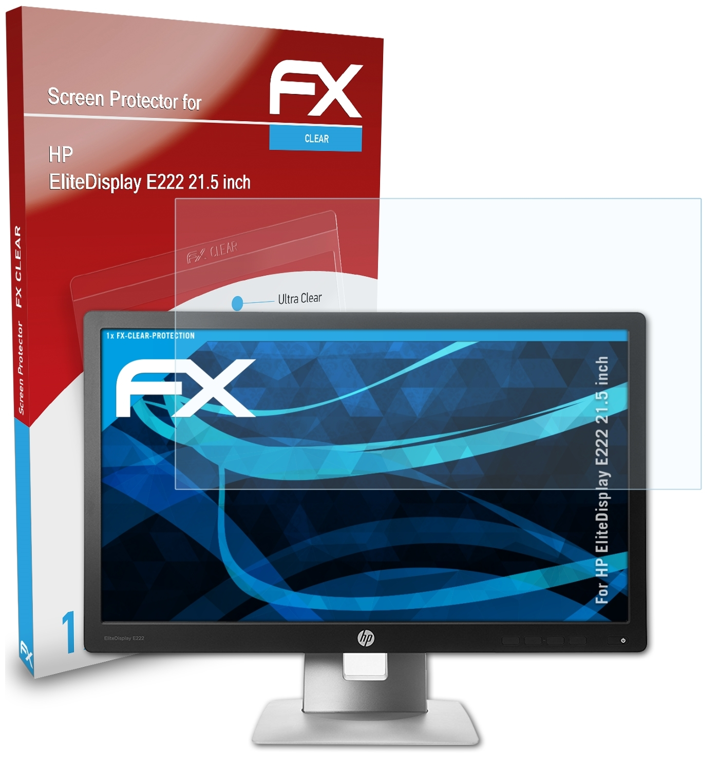 inch)) Displayschutz(für FX-Clear E222 HP ATFOLIX (21.5 EliteDisplay
