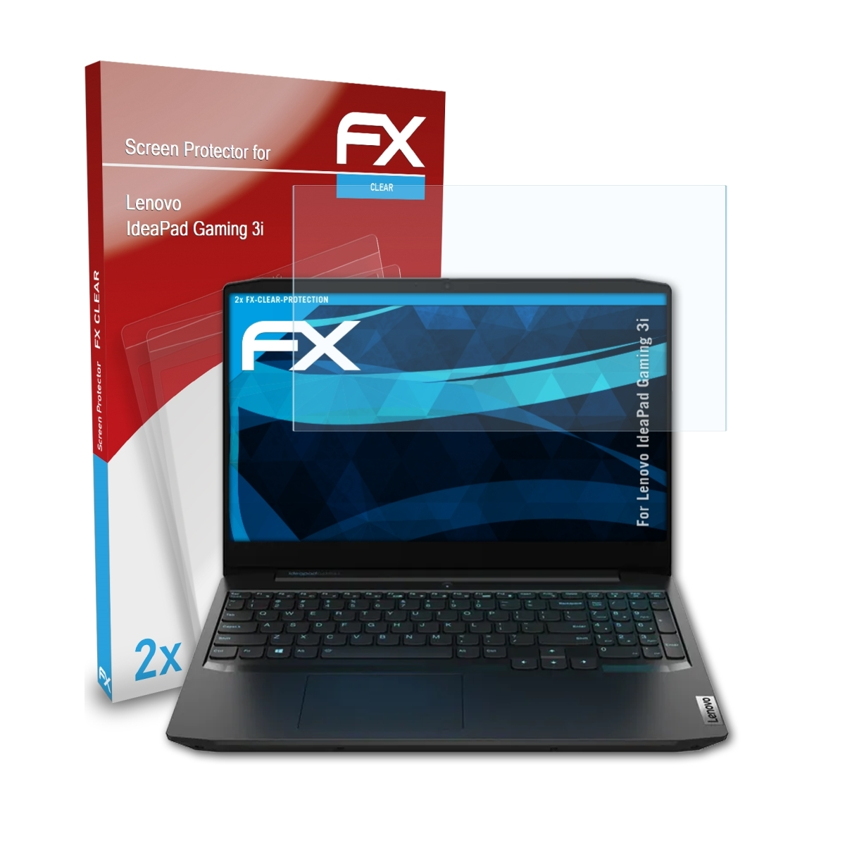 ATFOLIX 2x FX-Clear Displayschutz(für IdeaPad Gaming 3i) Lenovo