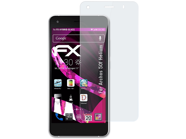 Archos ATFOLIX Schutzglas(für 50f Helium) FX-Hybrid-Glass