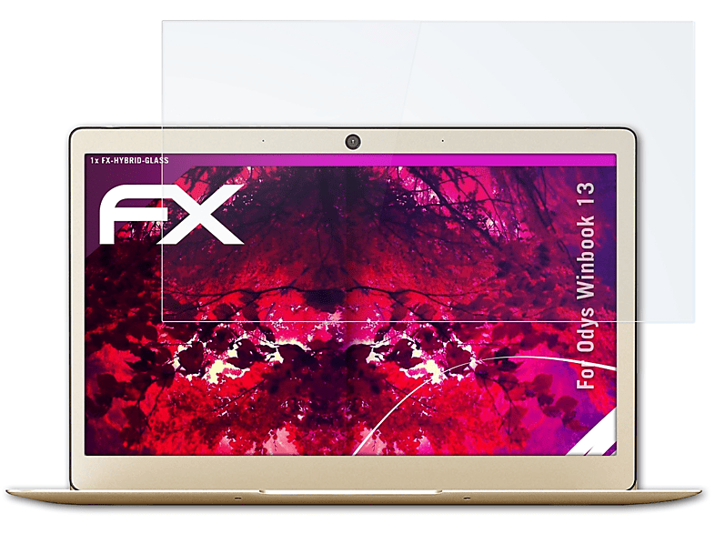 Winbook Odys 13) ATFOLIX FX-Hybrid-Glass Schutzglas(für