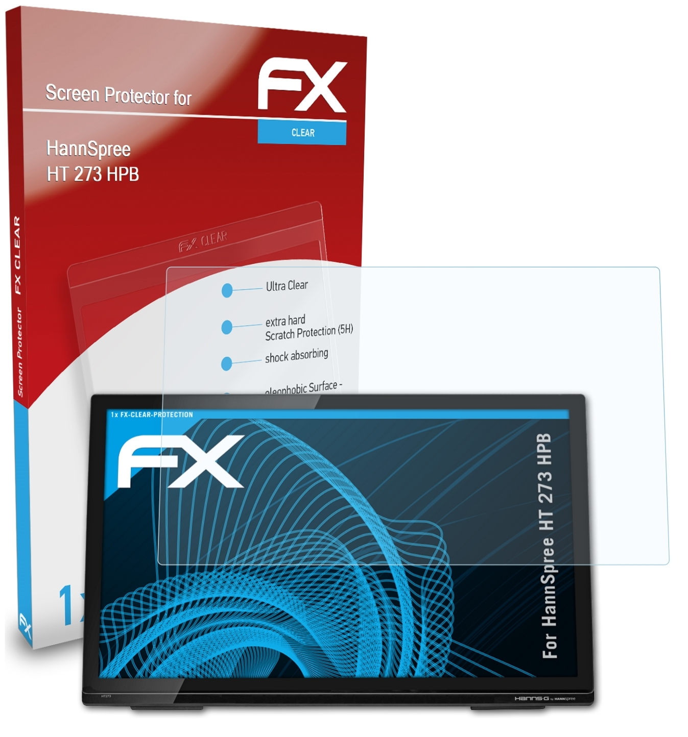 ATFOLIX FX-Clear Displayschutz(für 273 HT HPB) HannSpree