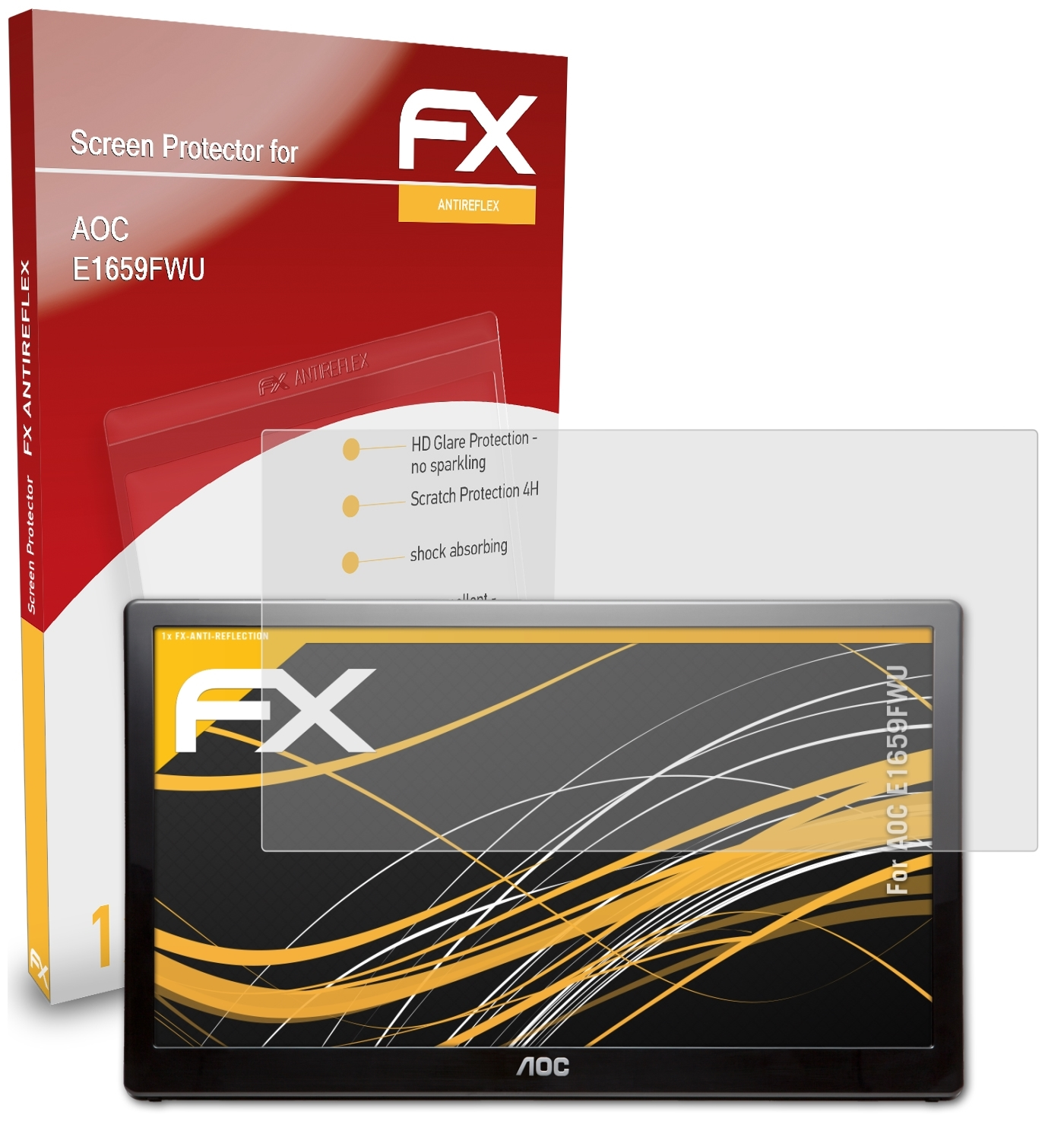 FX-Antireflex E1659FWU) Displayschutz(für AOC ATFOLIX