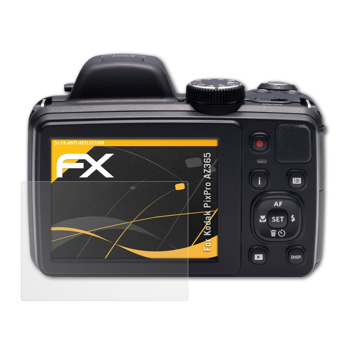 ATFOLIX 3x FX-Antireflex Displayschutz(für Kodak AZ365) PixPro