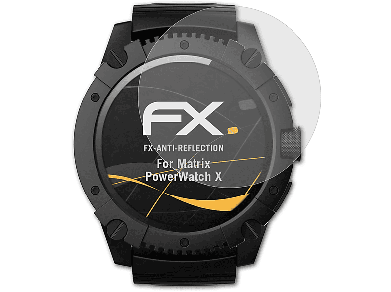 ATFOLIX 3x FX-Antireflex Displayschutz(für Matrix PowerWatch X)