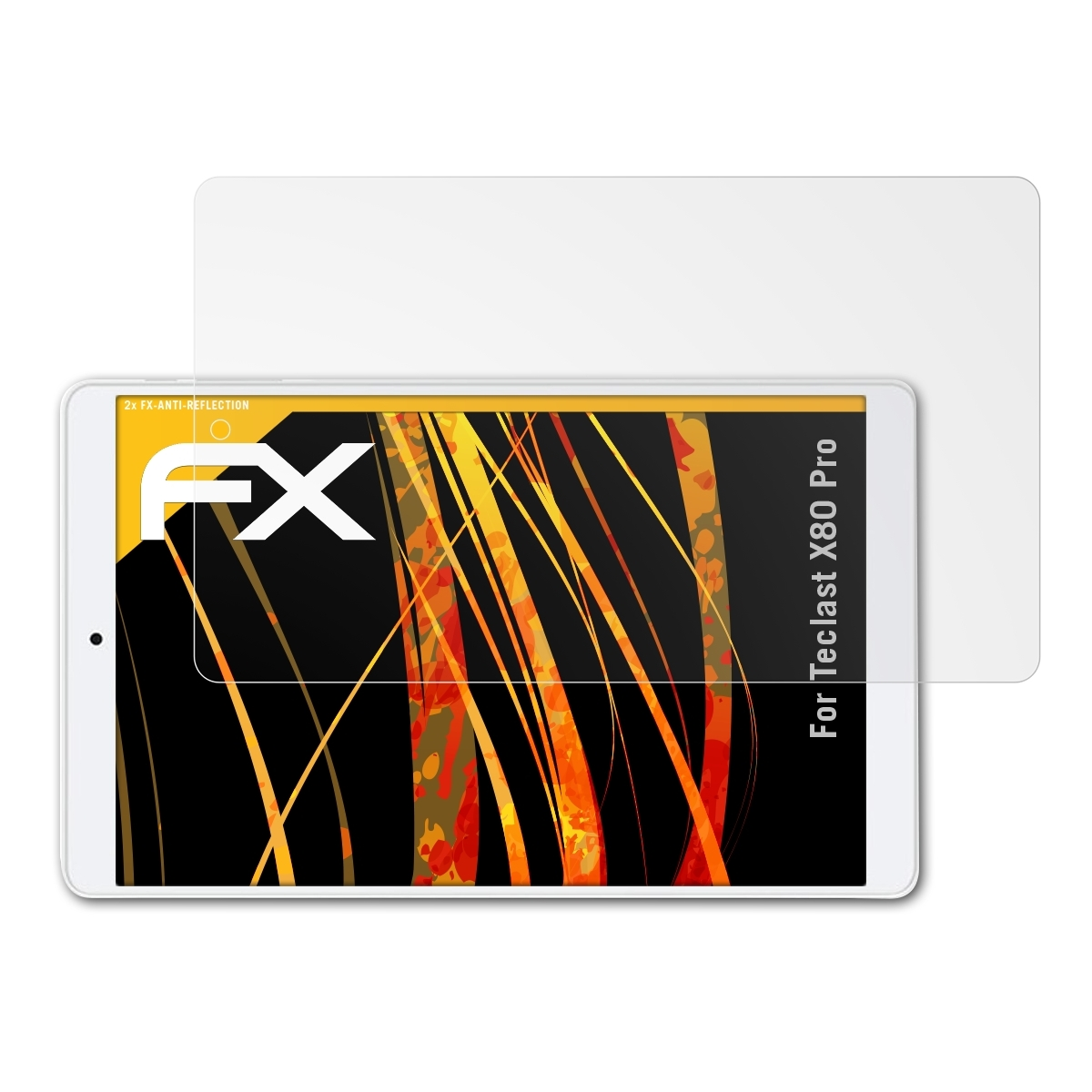 Teclast Pro) X80 FX-Antireflex ATFOLIX 2x Displayschutz(für
