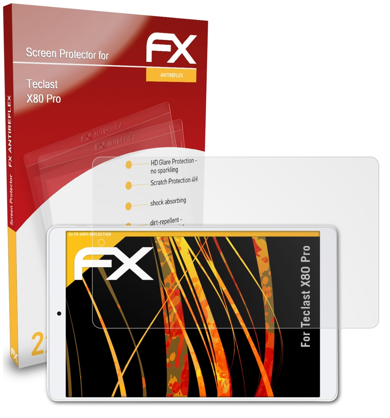 Pro) X80 ATFOLIX Teclast Displayschutz(für 2x FX-Antireflex
