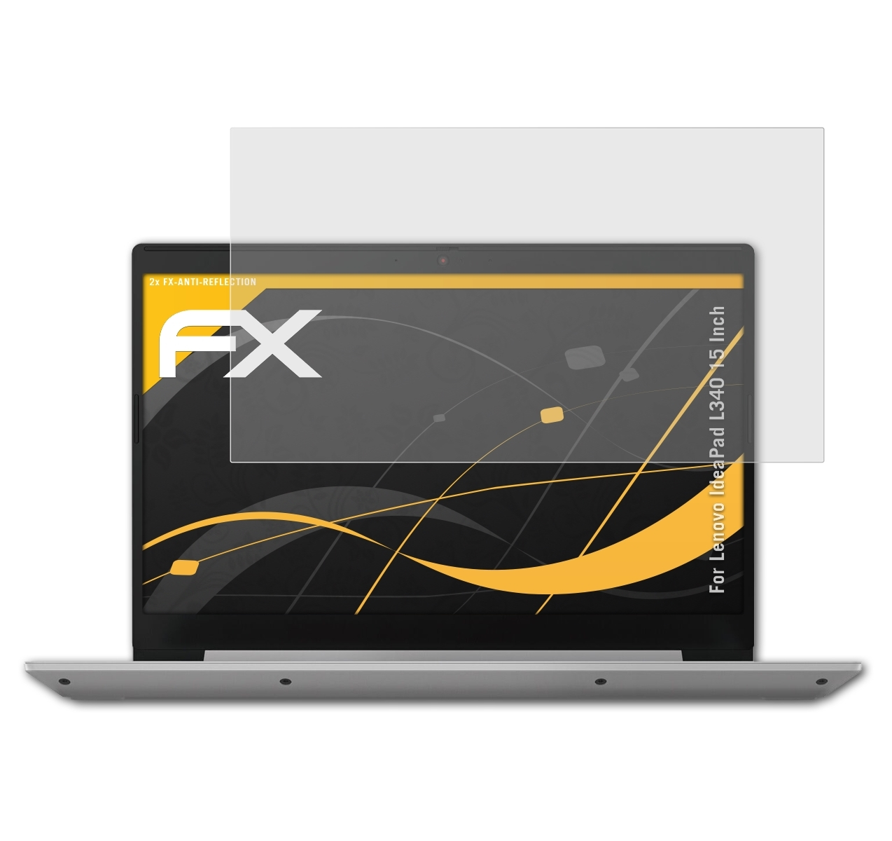 ATFOLIX 2x FX-Antireflex L340 Lenovo (15 IdeaPad Inch)) Displayschutz(für