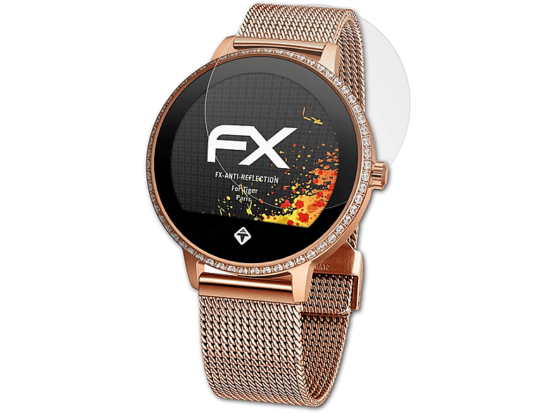 ATFOLIX 3x FX-Antireflex Displayschutz(für Tiger Paris)