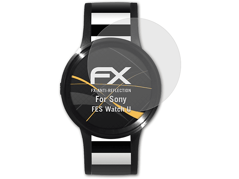 ATFOLIX 3x Watch Displayschutz(für Sony FES FX-Antireflex U)