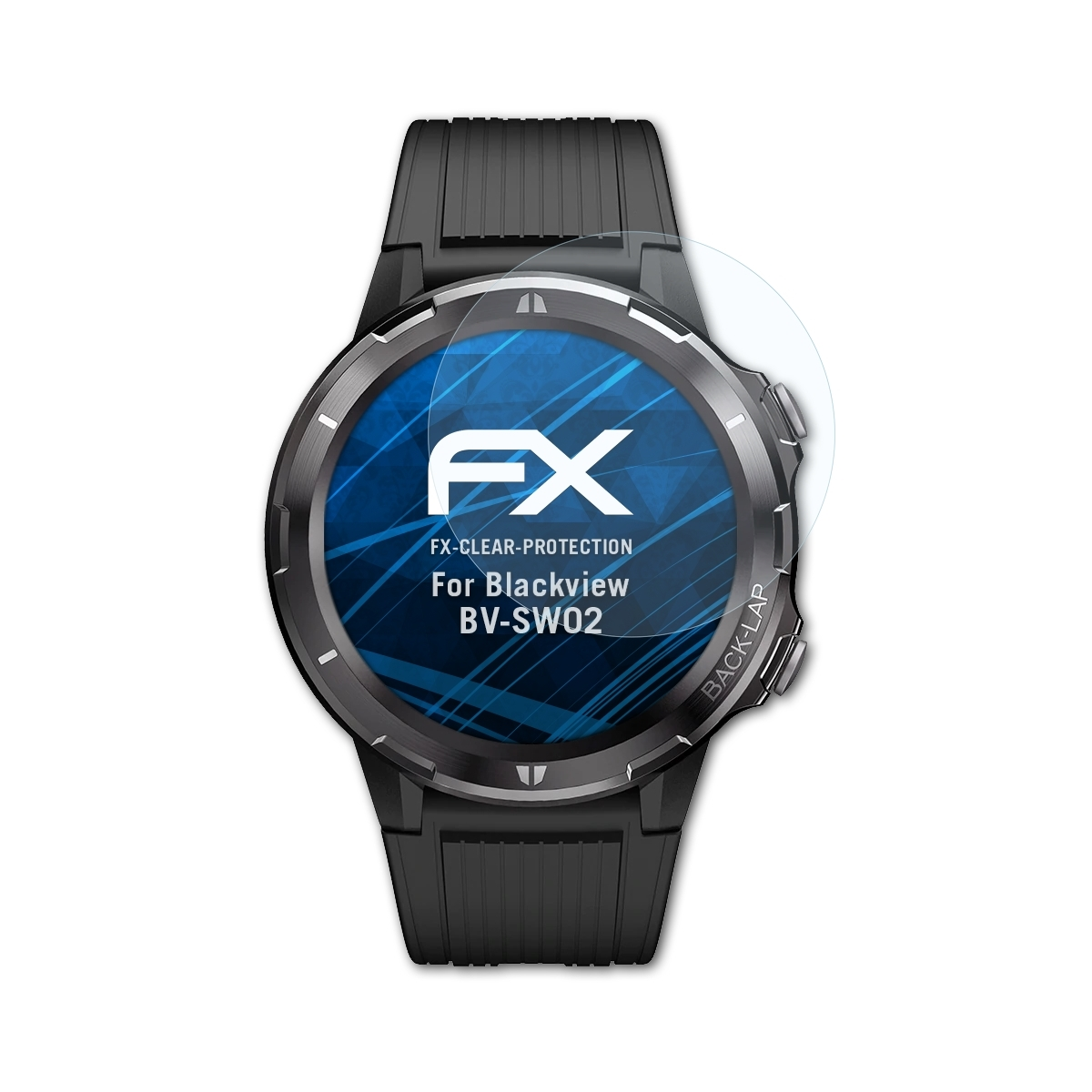 FX-Clear 3x Blackview BV-SW02) ATFOLIX Displayschutz(für