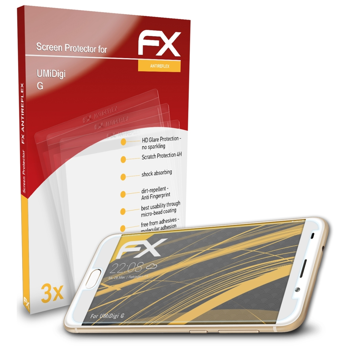 G) FX-Antireflex UMiDigi Displayschutz(für ATFOLIX 3x