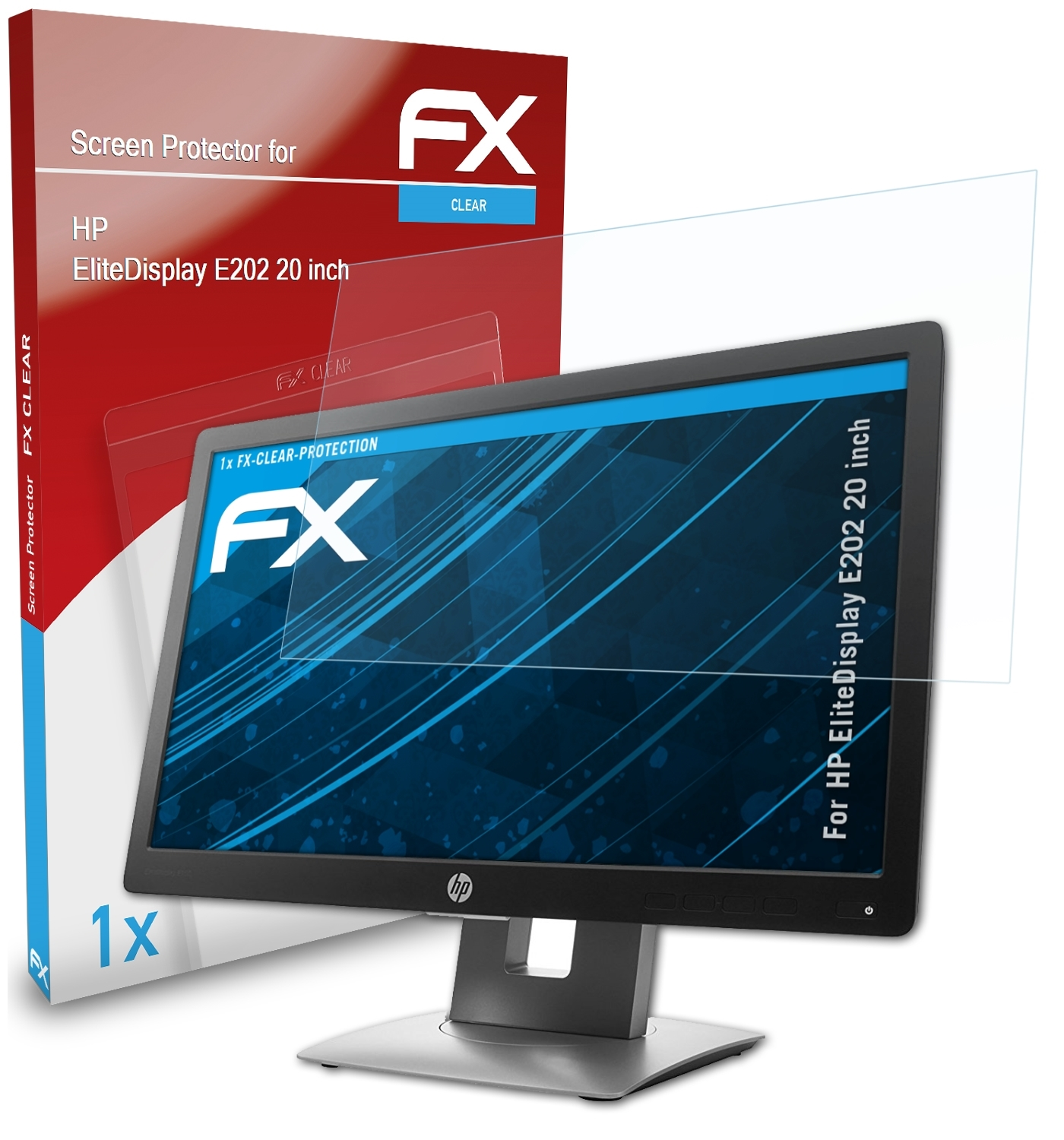 ATFOLIX FX-Clear Displayschutz(für EliteDisplay inch)) HP E202 (20